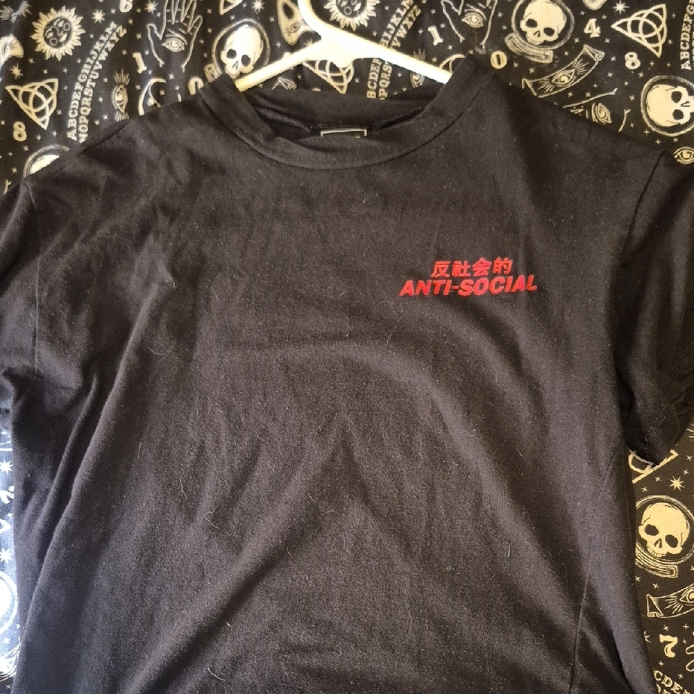 Anti-Social Black T-Shirt
